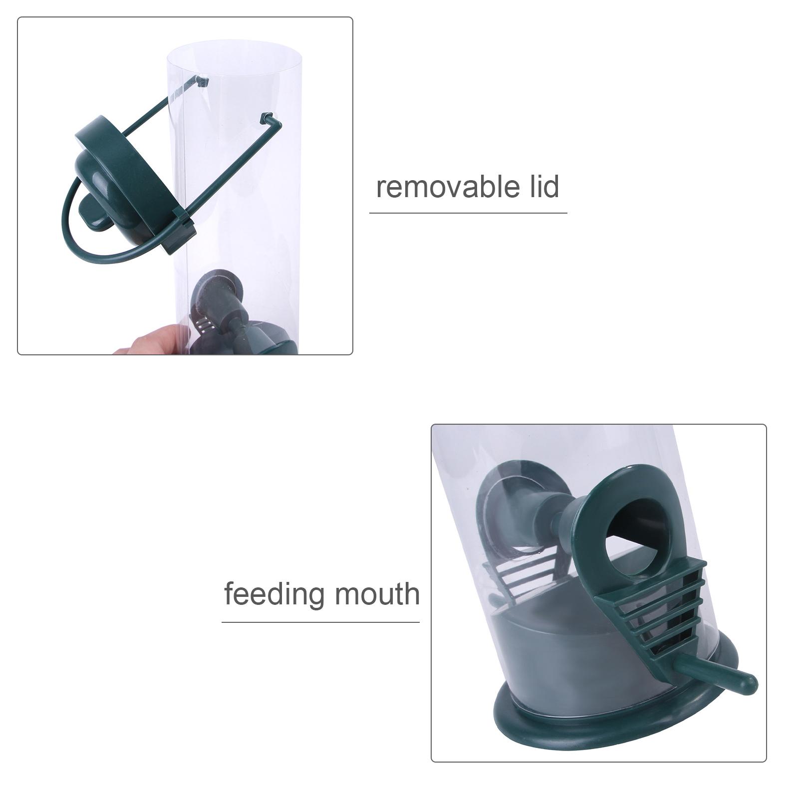 Máng ăn cho chim treo, bằng nhựa cứng cao cấp