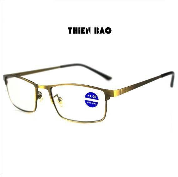 Kính lão thị, kính viễn thị đọc chữ Nam nữ toàn viền hợp kim sang trọng KDM92 hàng đẹp tròng Nhật chuẩn độ