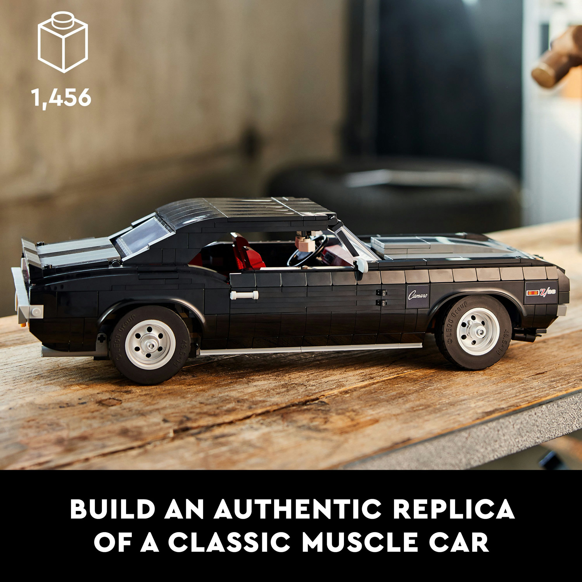 LEGO Adults Siêu Xe Chevrolet 1969 Camaro Z28 10304 (1456 chi tiết)