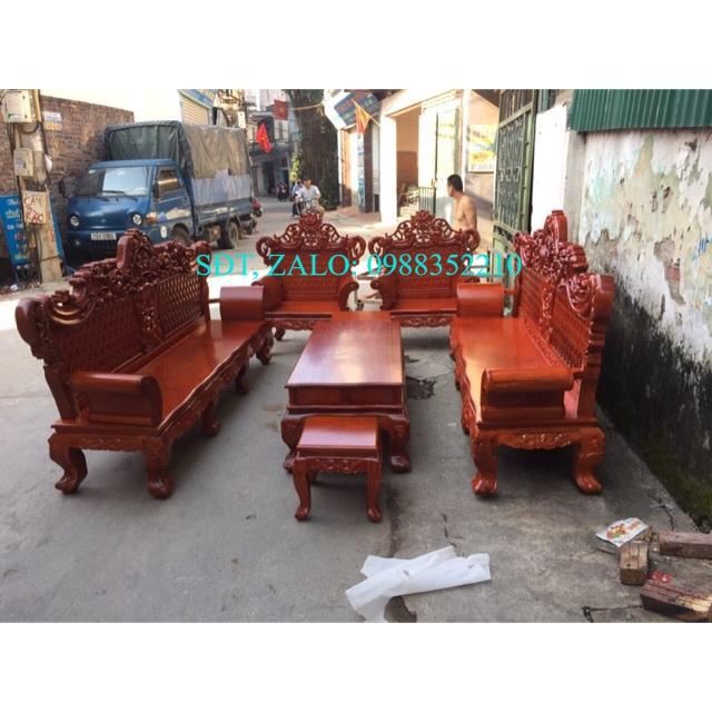 Bộ ghế hoàng gia gỗ gõ đỏ