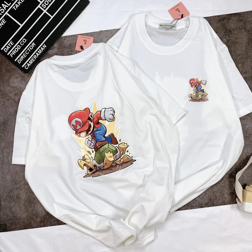 - Áo thun tay ngắn Be Yourself unisex size M L - SUPER MARIO