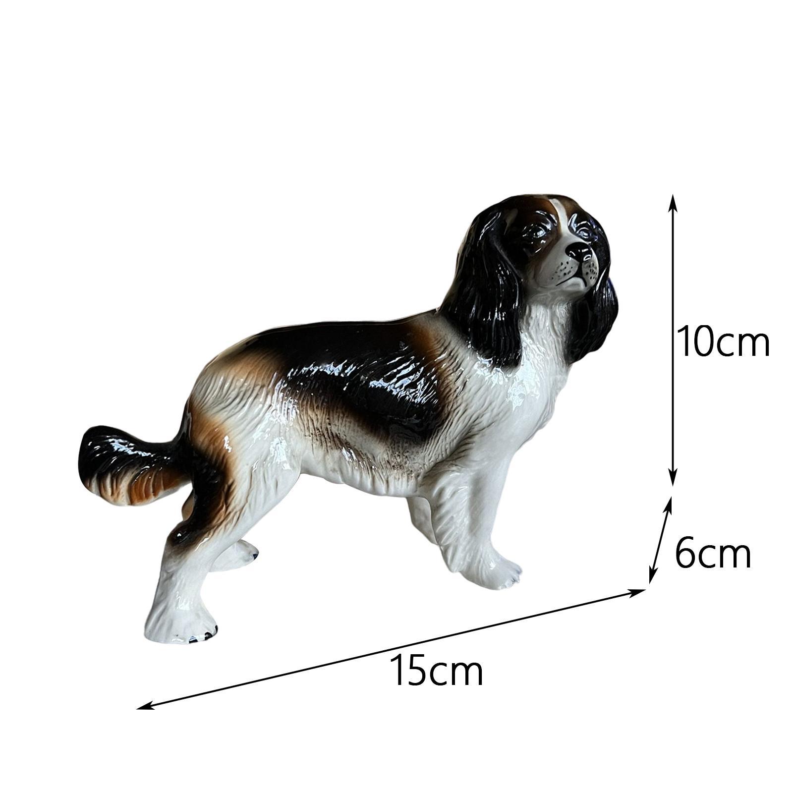 Adorable Dog Animal Figurine Statue Resin Animals Figure for Decoration