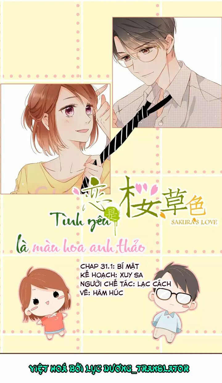 Tình yêu là màu hoa anh thảo chapter 31.1 1