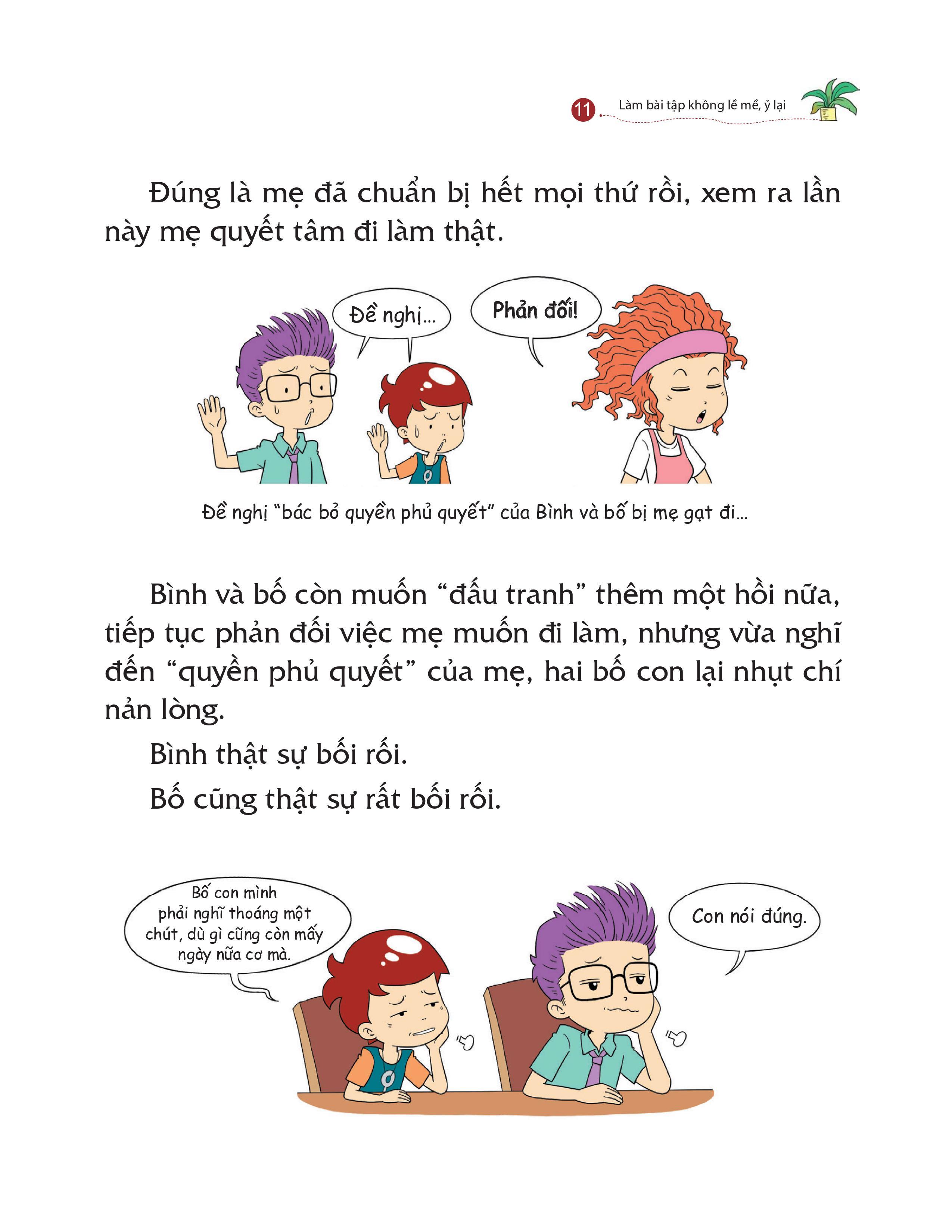 Sách Kỹ Năng Quản Lý Bản Thân- Làm Bài Tập Không Lề Mề, Ỷ Lại