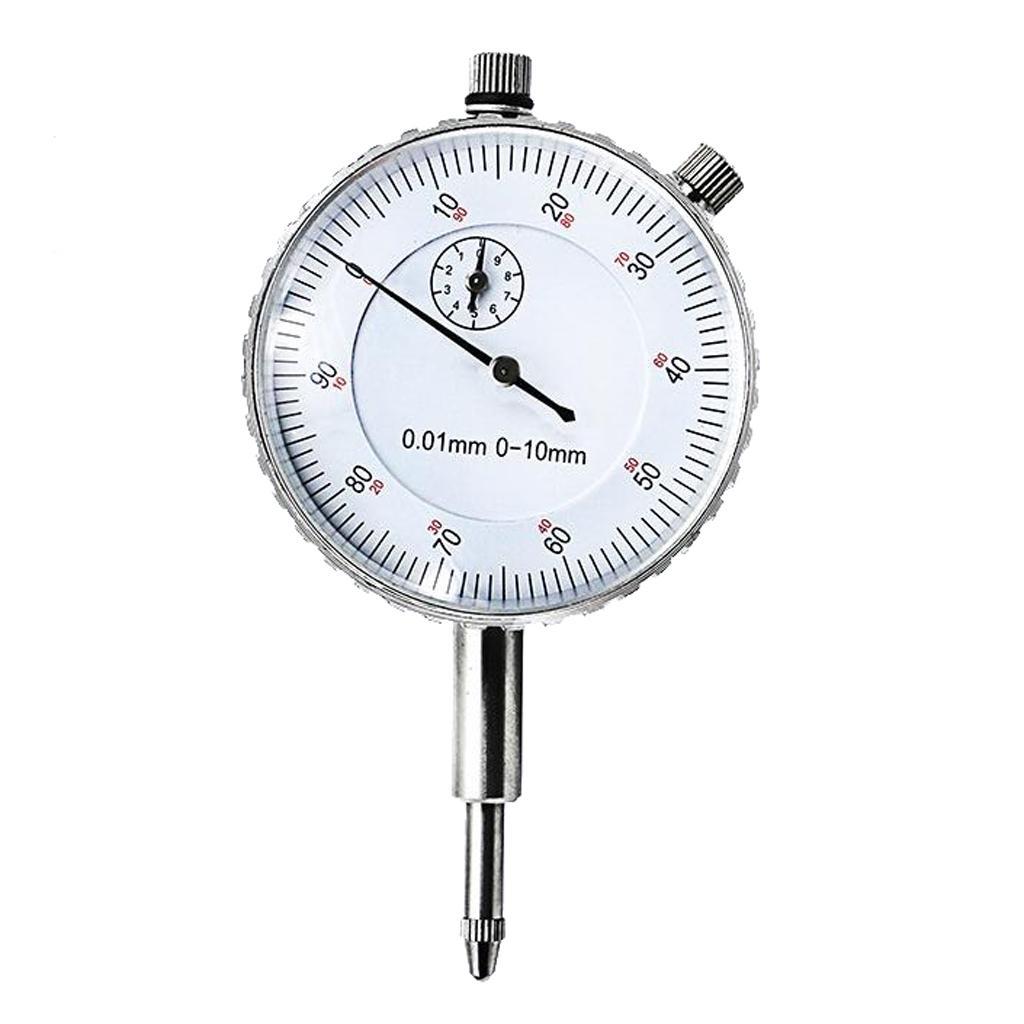 High Precision 0-10mm Measuring Range Dial Indicator Gauge 0.01mm Accuracy
