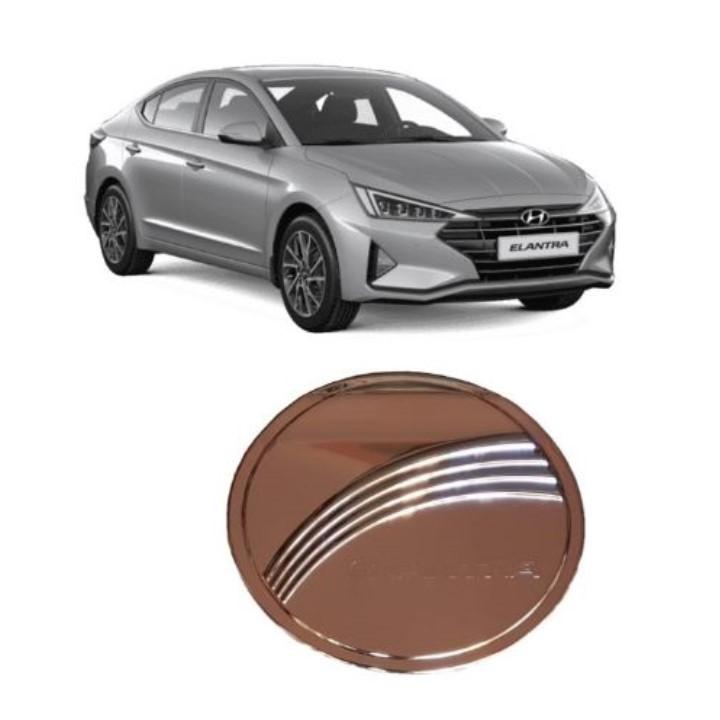 ỐP NẮP BÌNH XĂNG MẠ CROM DÀNH CHO XE HYUNDAI ELANTRA 2019