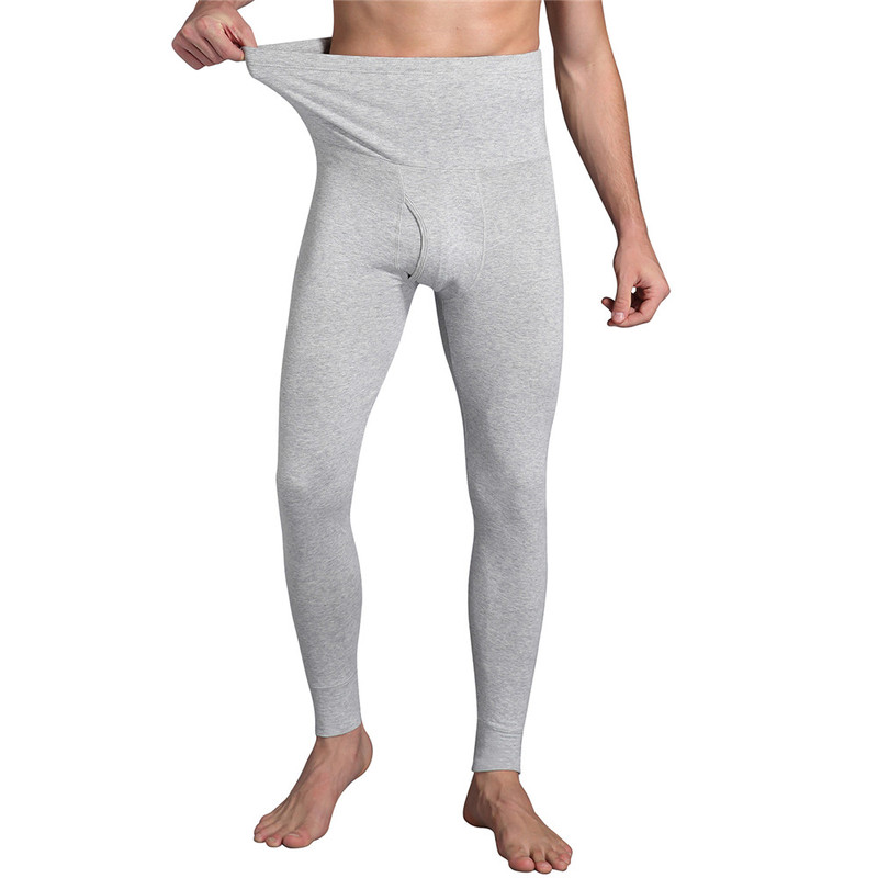 Nam Nhiệt Đồ Lót Ngủ Đáy Cotton Chắc Chắn Cao Cấp Quần Lót Mùa Đông Slim Pijama Quần Nam Dài Johns Ấm Quần Legging