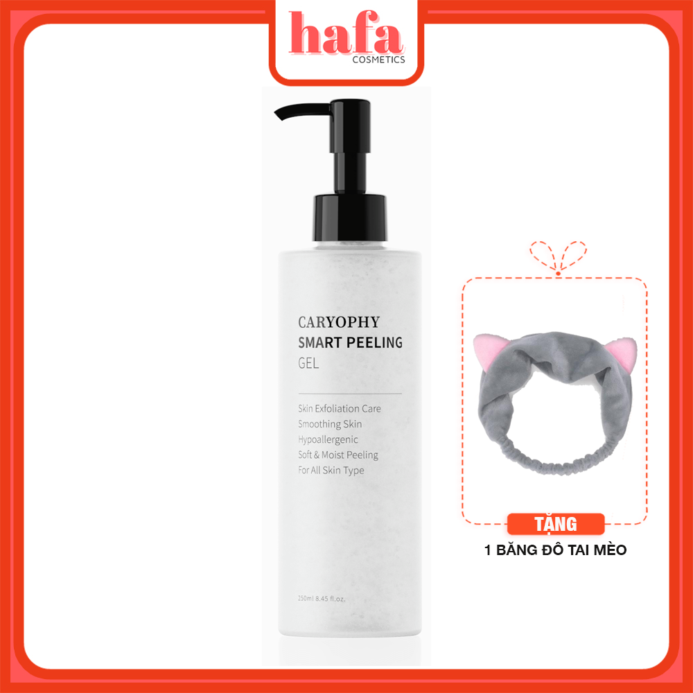 Gel Tẩy Tế Bào Chết Caryophy Smart Peeling Gel 250ml + Tặng 1 Băng đô tai mèo