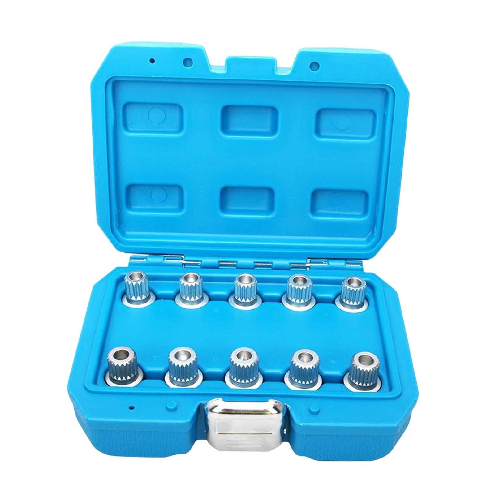 10 Pieces Car Anti- Screw Removal Socket for  Modification