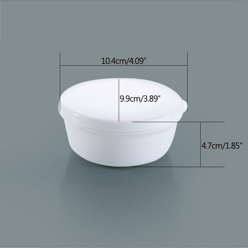 Soap Box Creative Travel Sealed Soap Holder Portable Round Handmade Soap Rack Double Layer Plastic Bathroom Soap Box