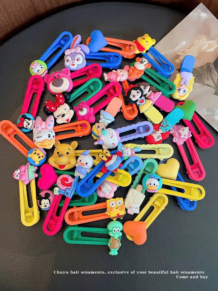Set 30 Túi Mù Kẹp Tóc Hoạt Hình Mix Ngẫu Nhiên Siêu Dễ Thương – Kẹp Tóc Mini Cho Bé Và Nữ - HÀNG CHÍNH HÃNG MINIIN