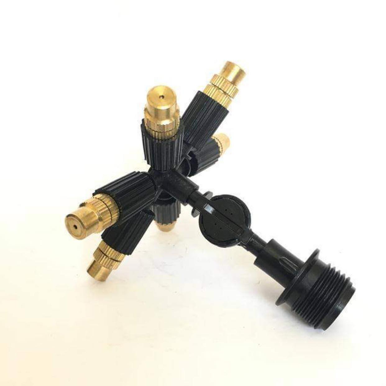 BỘ 5 BEC PHUN SƯƠNG 6 HƯỚNG DỒNG KÈM VAN RÒ RỈ CHUYỂN REN 21MM