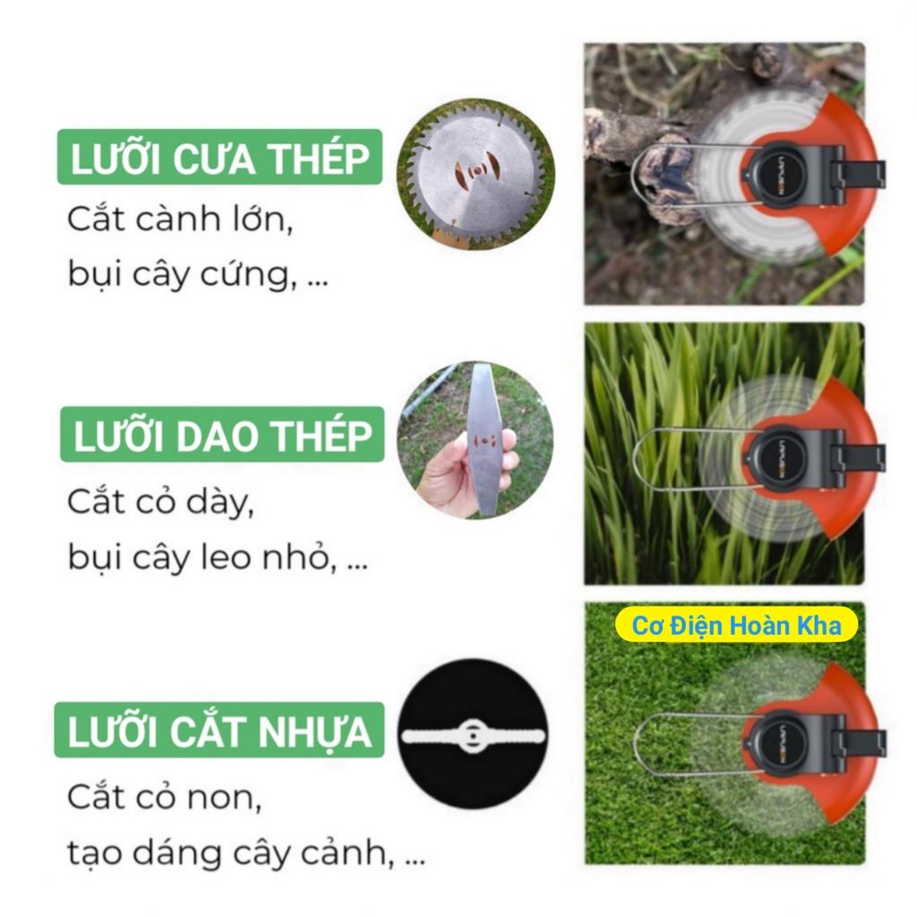 Máy cắt cỏ, tỉa cành cầm tay tặng 10 lưỡi cắt