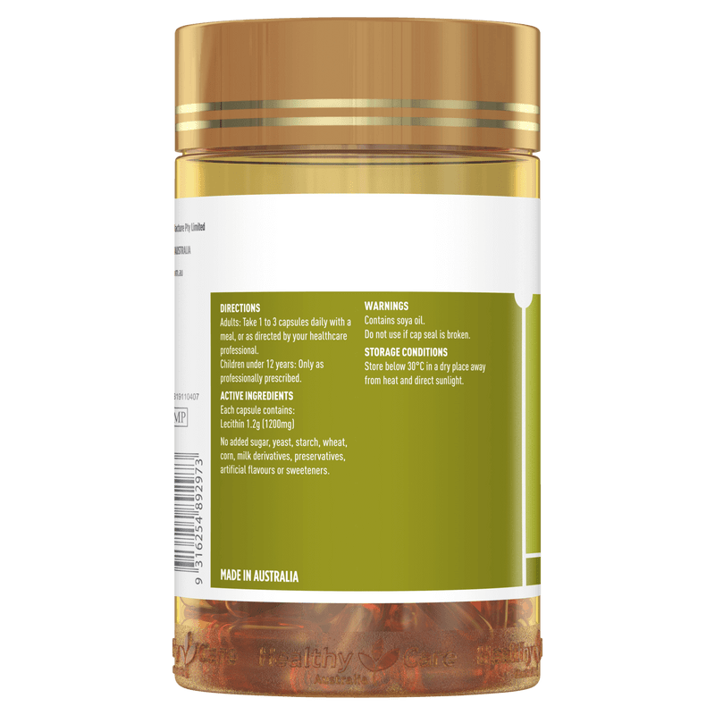 Lecithin Đậu Nành Úc Healthy Care Super Lecithin