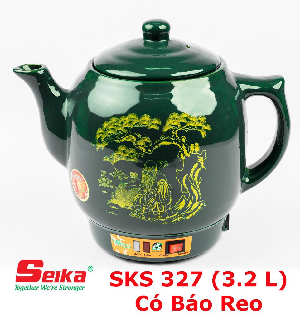 Ấm Sắc Thuốc Seika 3.2L - SKS327 - Hàng chính hãng