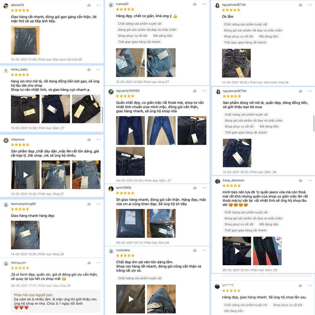 Chân váy jean chữ A rách gấu tua rua co giãn bên trong có quần CT JEANS