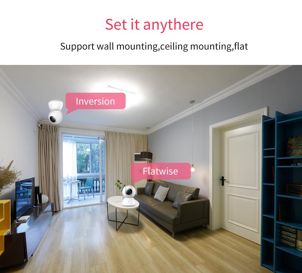Màn hình trẻ em Camera giám sát an ninh có tầm nhìn ban đêm 1296P Bảo vệ Webcam an ninh gia đình Camera 2K cho ứng dụng Mijia Màu sắc: Camera 2K thêm 64G