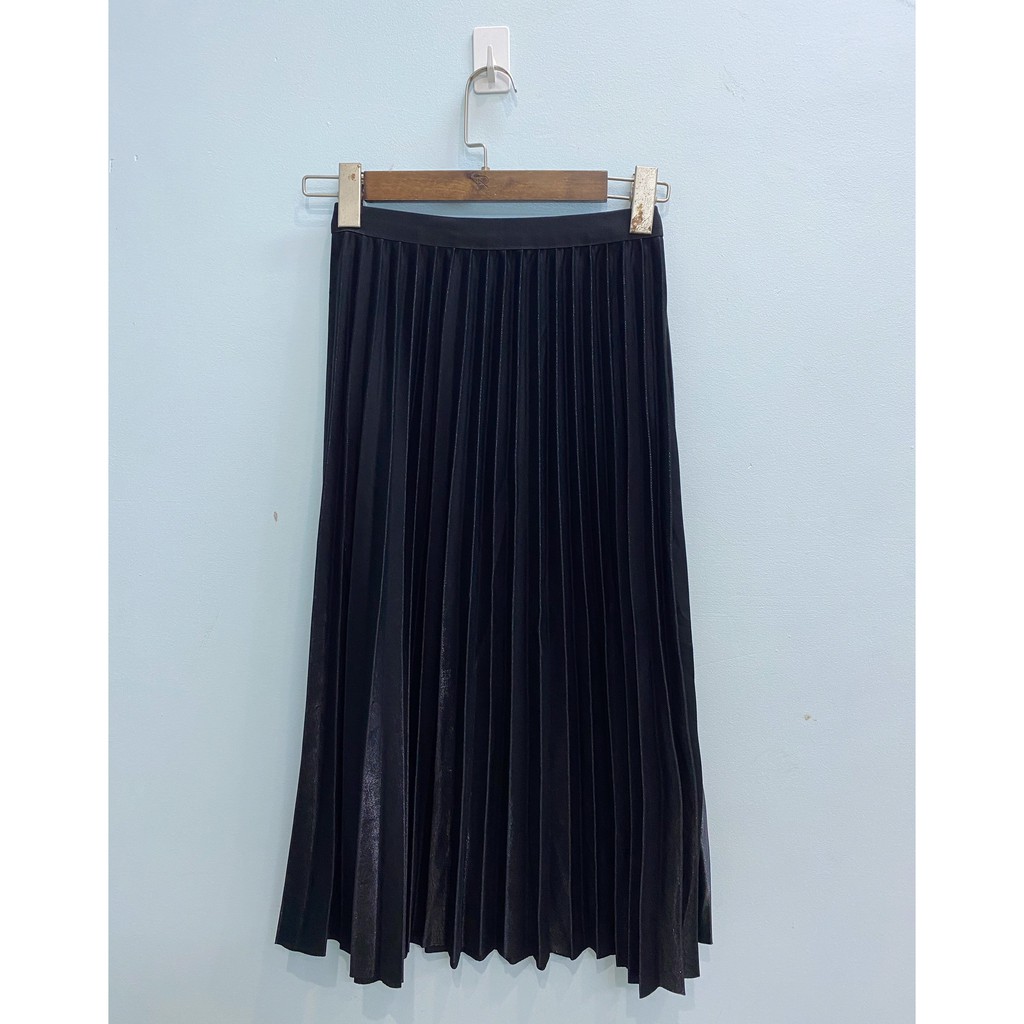 Chân váy xếp ly dài cap chun sang trọng nữ tính