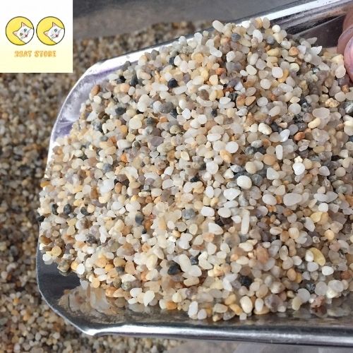 Sỏi suối tự nhiên dùng trải nền hồ cá thủy sinh