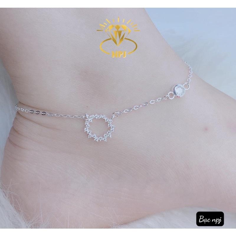Lắc chân Bạc Ta , Lắc chân huyền thoại biển xanh ️ SIÊU RẺ ️ cho nữ - Bạc Npj