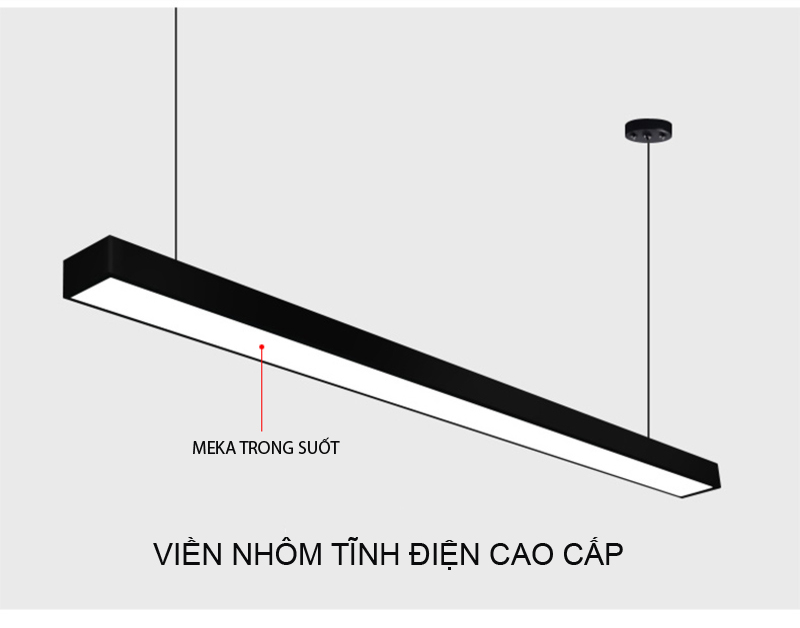 Đèn thả trần hộp văn phòng NET01