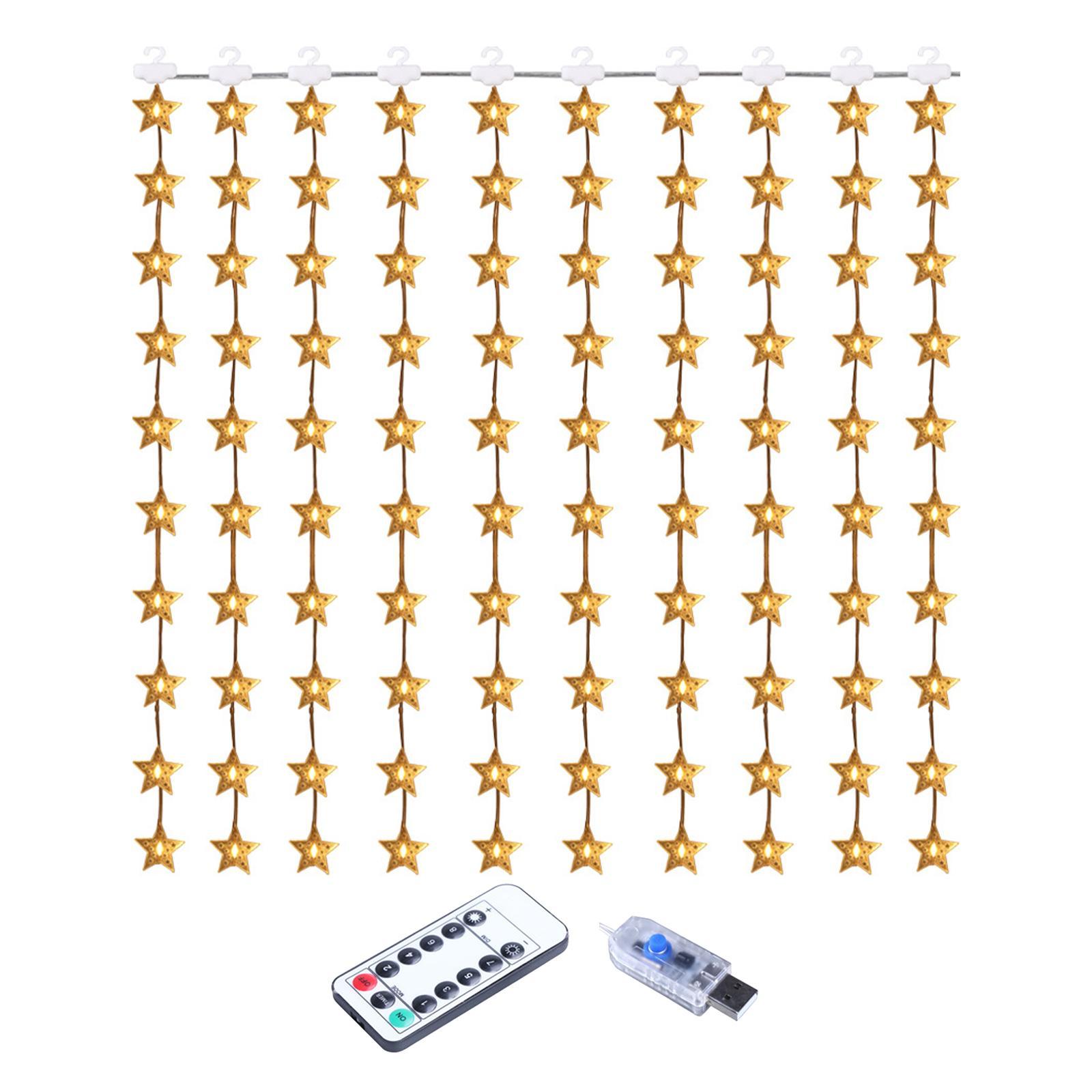 Star String Lights LED Fairy Lights Warm White Atmosphere Lights Waterproof