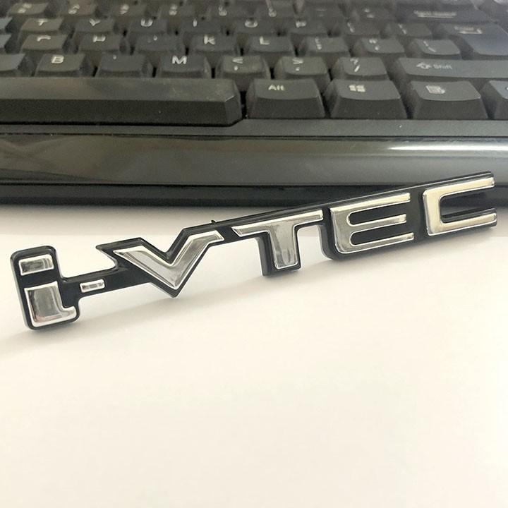 Tem Logo Chữ Nổi I Vtec Dán Đuôi Xe siêu rẻ