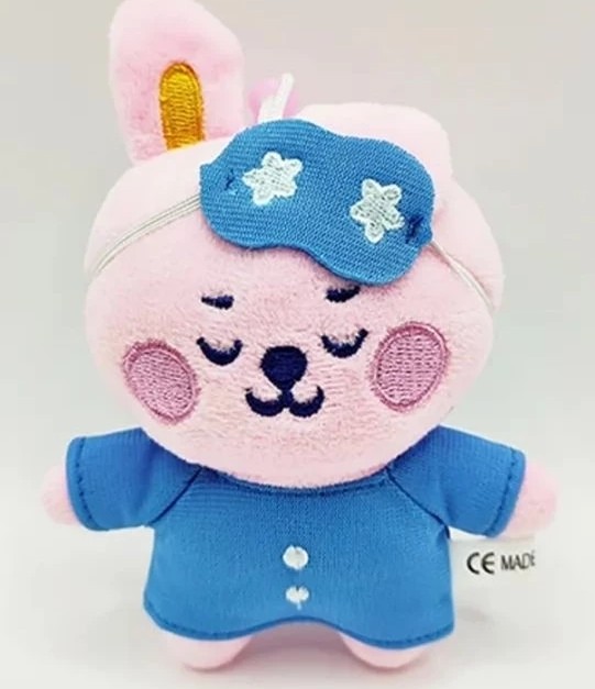 Móc khóa nhồi bông BT21 ngái ngủ đáng yêu