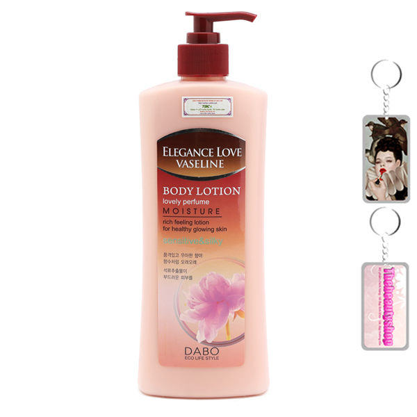 Sữa dưỡng thể Dabo Elegance Love Perfume Body Lotion Hàn Quốc 500ml + Móc khoá