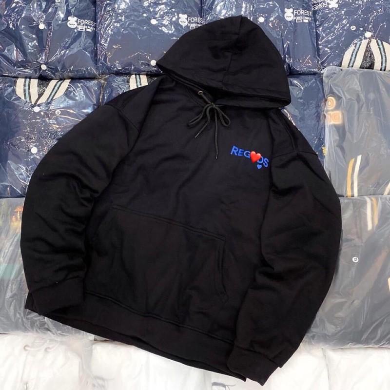 Áo Hoodie nỉ lót Bông Reg0d Form rộng Unisex ( ảnh thật