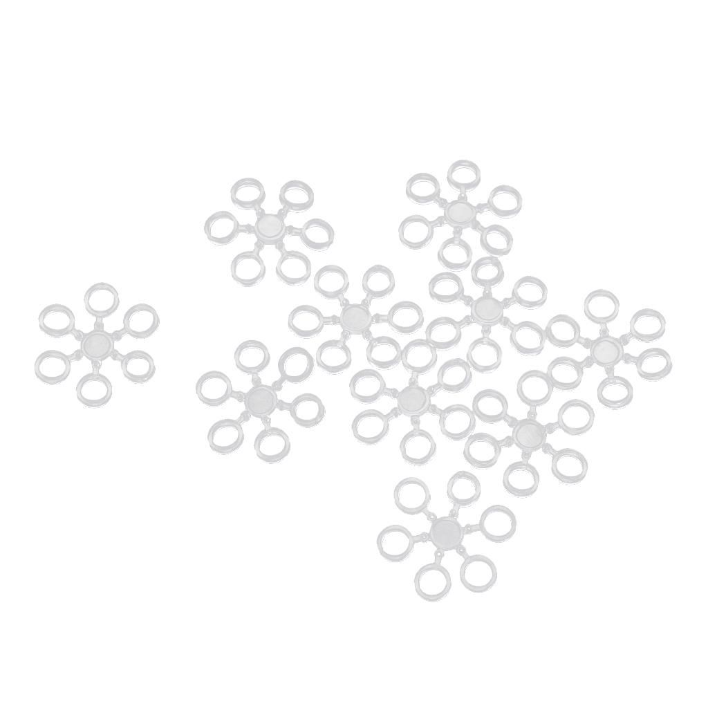 10pcs Clear Carp Coarse Fishing Pellet Boilies Bait Bands Terminal Tackle L