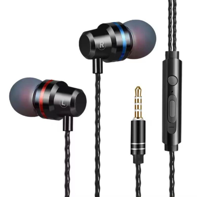 Tai nghe có dây BNR âm thanh HIFI 18D Sống Động Bass Có Mic Khử Tiếng Ồn HiFi - hàng chính hãng - Đen