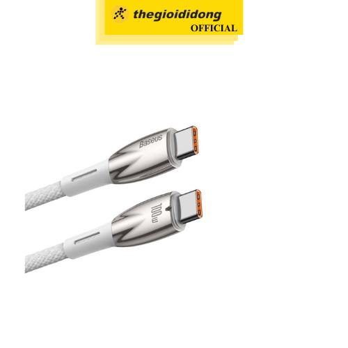 Cáp Type C - Type C 2m Baseus Glimmer CB000025 - Hàng Chính Hãng