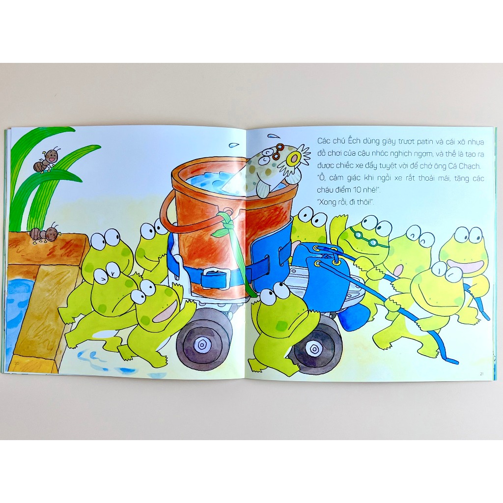 Bộ Sách Ehon Cho Bé Từ 3 Đến 6 Tuổi - Mười Chú Ếch (Combo 06 Tập) - Bìa Mềm - Ehomebooks