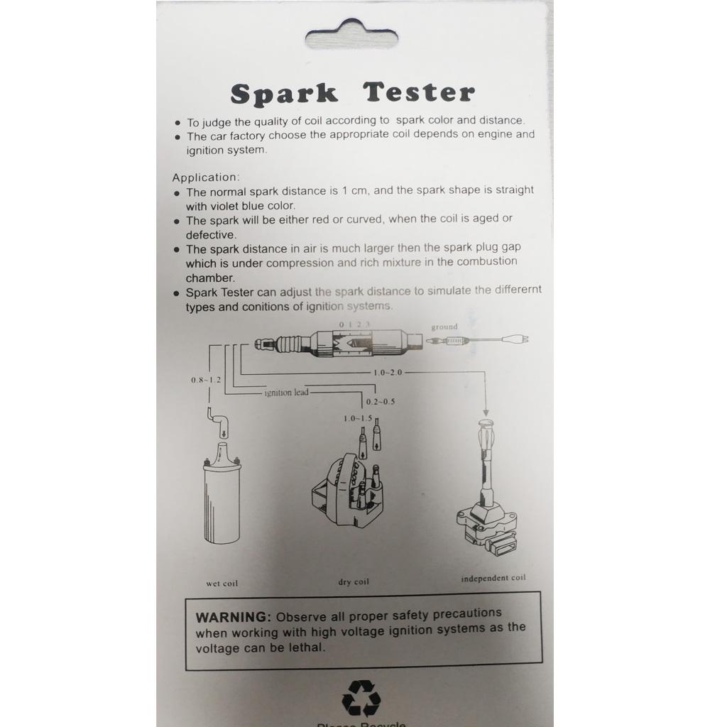 Car Engine Ignition Spark Diagnostic Test Tool Adjustable Detector