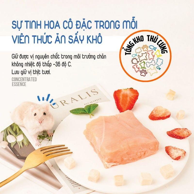 Thức ăn cho Hamster thú nhỏ giàu protein dành cho mọi lứa tuổi Jonsanty gói 570gr 2LB