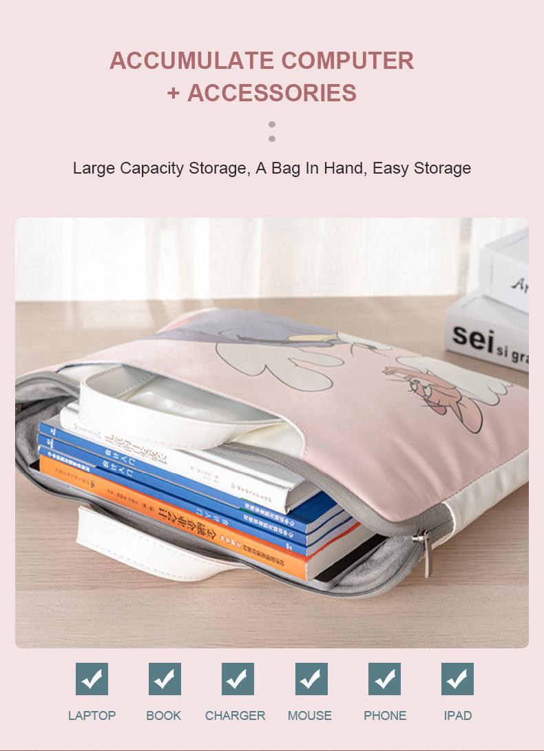 Thời Trang Mang Theo Túi Máy Tính Tay 12 13.3 14 15 15.6 Inch Cho Laptop Cho Macbook Air Pro 13 Người Đàn Ông người Phụ Nữ Chống Nước