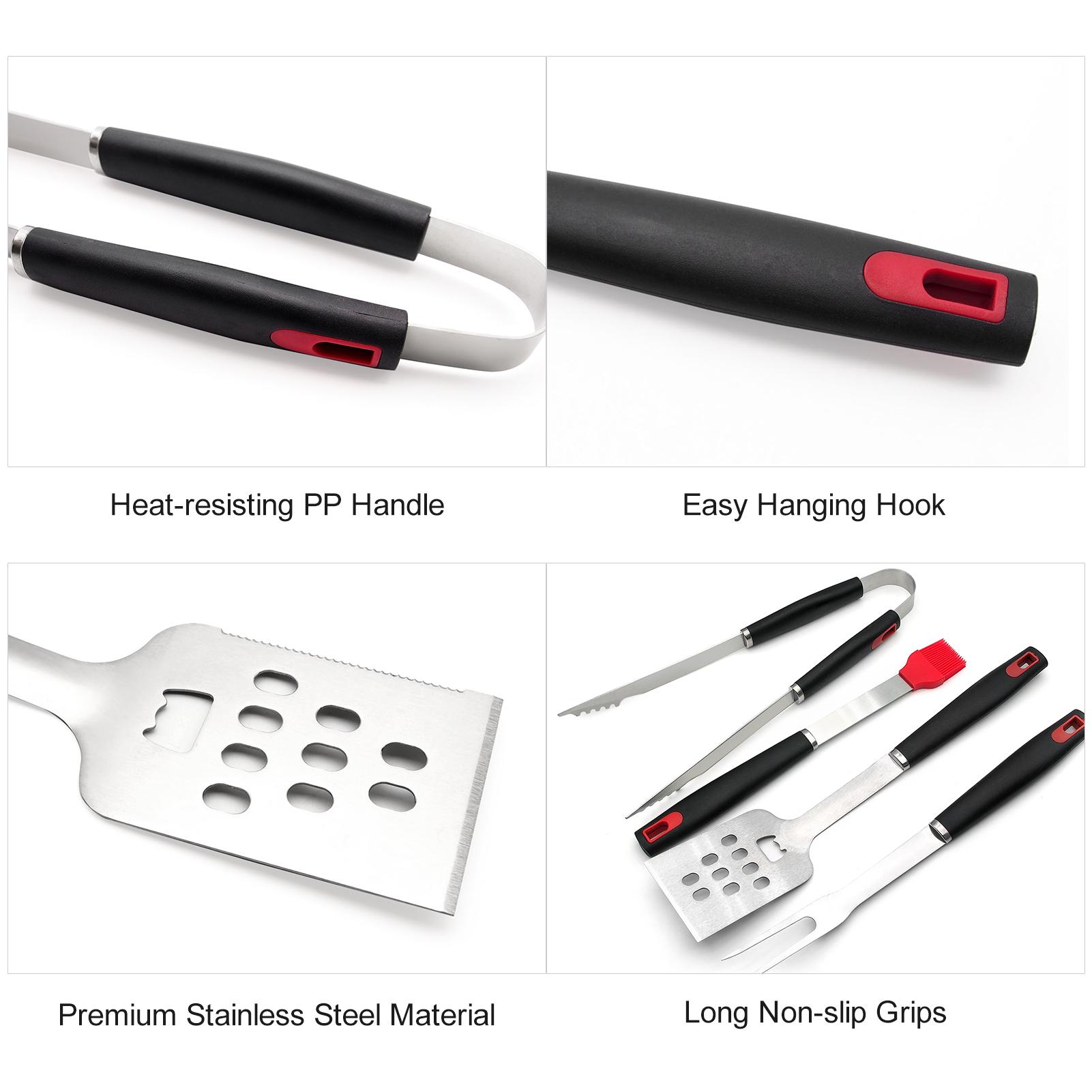 Bộ 4 dụng cụ nướng BBQ bằng thép không gỉ