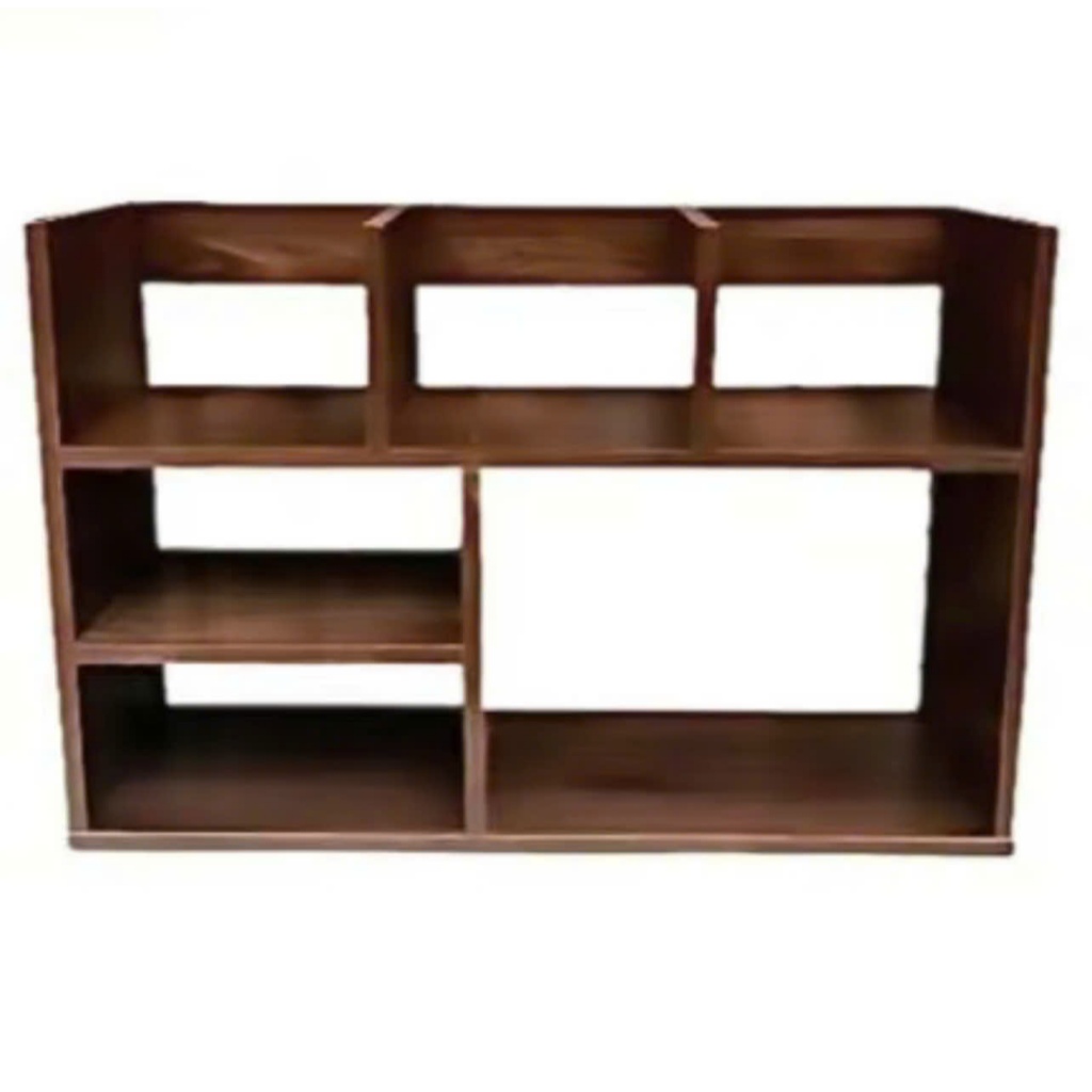 Kệ Sách Gỗ Để Bàn Làm Việc Gía Sách Đa Năng 6 Ngăn Gỗ MDF Dễ Dàng Lắp Đặt