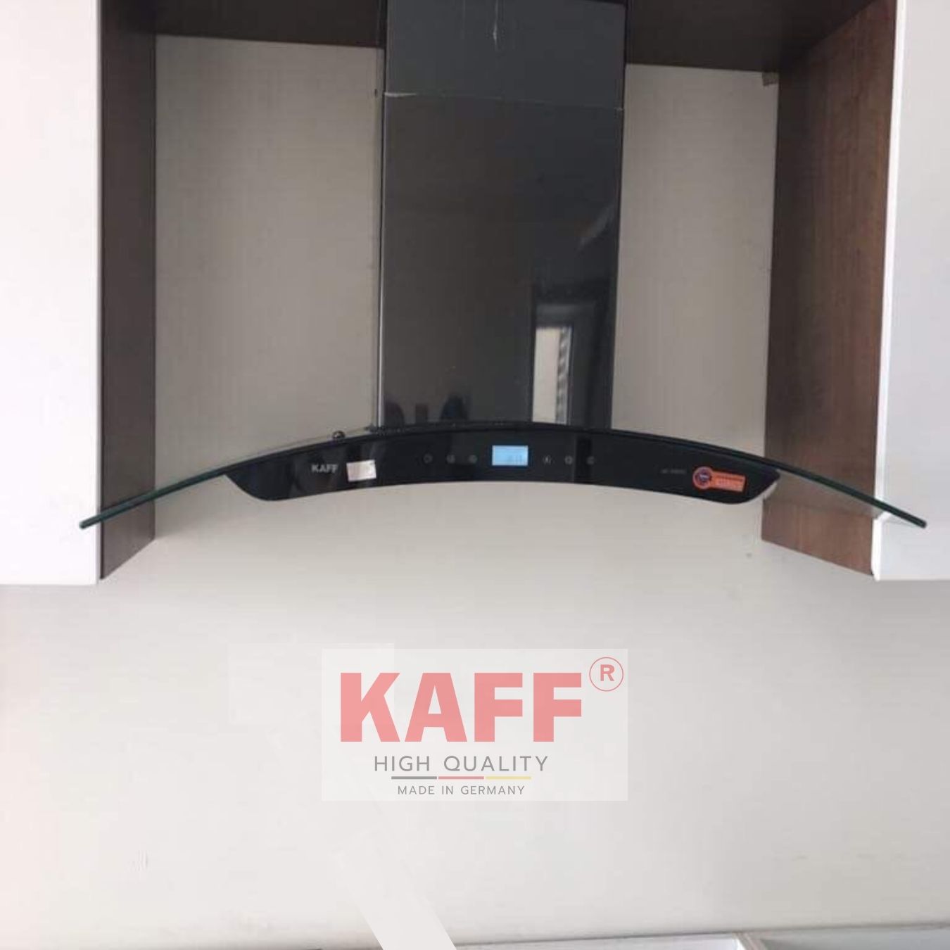 Máy hút mùi kính cong cảm ứng _ điều khiển từ xa 900mm KAFF KF_GB902 Tặng bộ lọc than thay thế _ Hàng Chính Hãng
