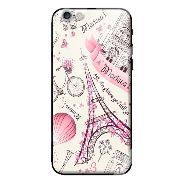 Ốp kính cường lực cho iPhone 6 nền 014 - Hàng chính hãng