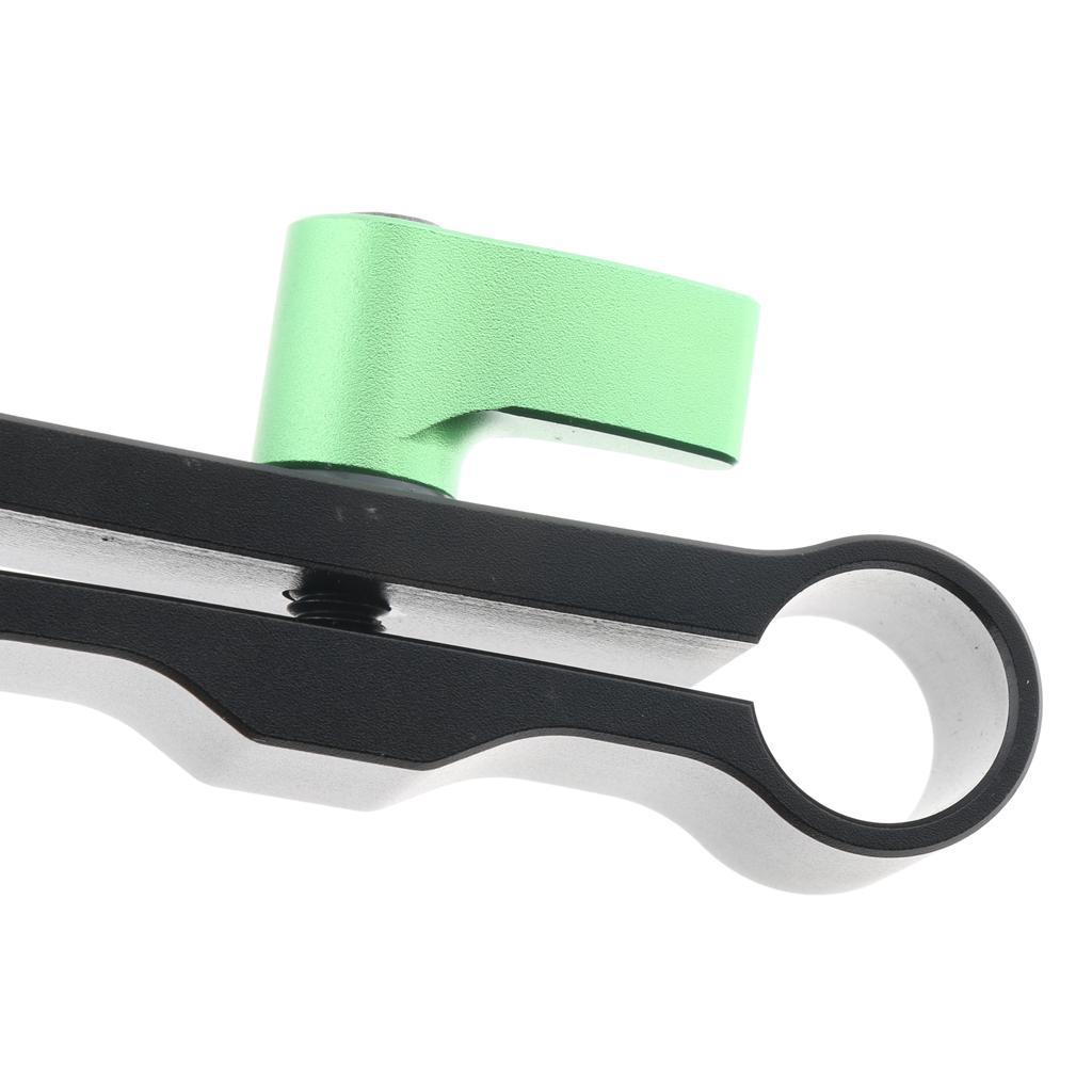 DSLR Rig    Support with 1/4" 3/8" Thread for 15mm  Black