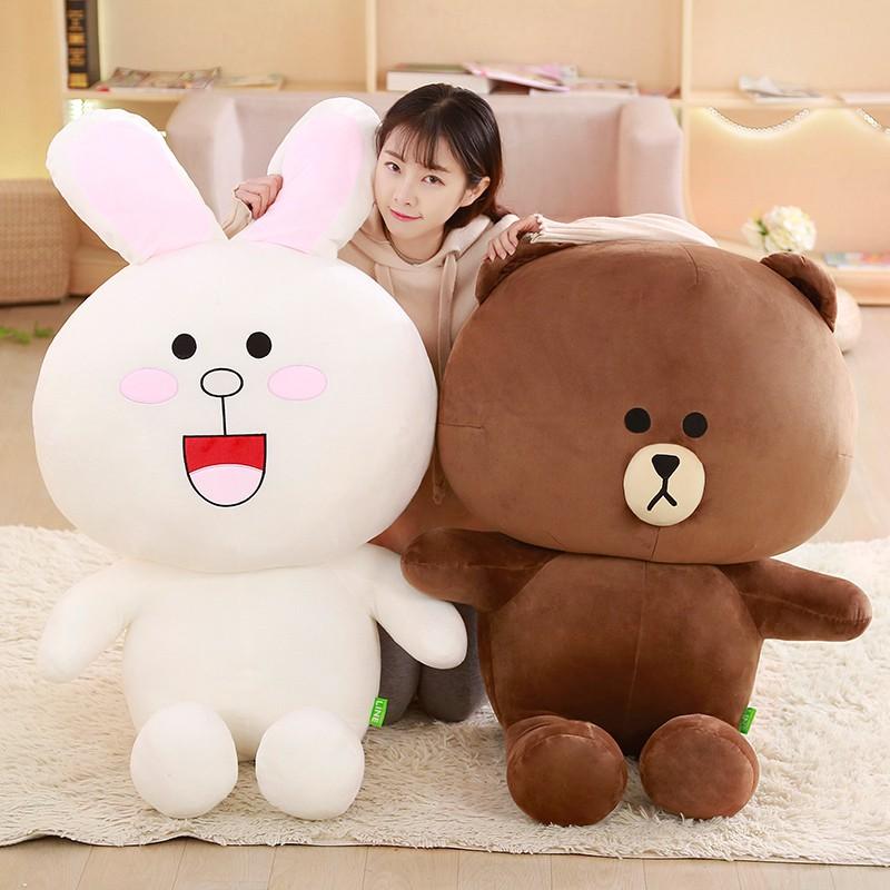 GẤU BÔNG CẶP THỎ CONY VÀ GẤU BROWN (20----&gt;40cm)