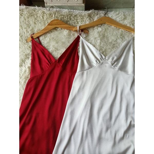 [Rose Seelpwear] Váy ngủ lụa dáng dài 2 dây sang trọng tặng kèm chip ren gợi cảm