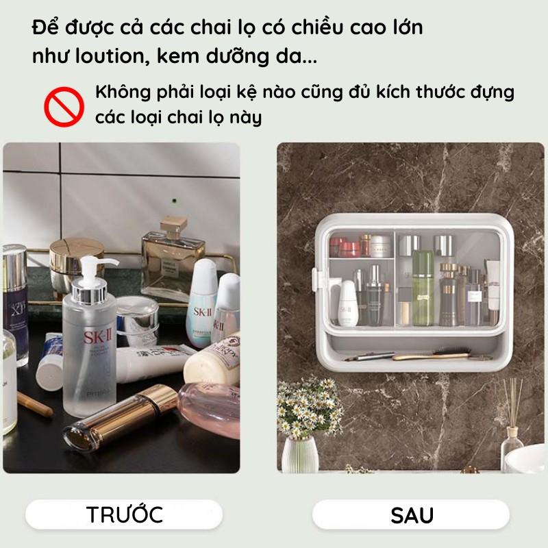 Kệ mỹ phẩm- Hộp Đựng Mỹ Phẩm Treo Tường- Tủ thuốc gia đình tiện lợi- Gia Dụng Tân Thanh