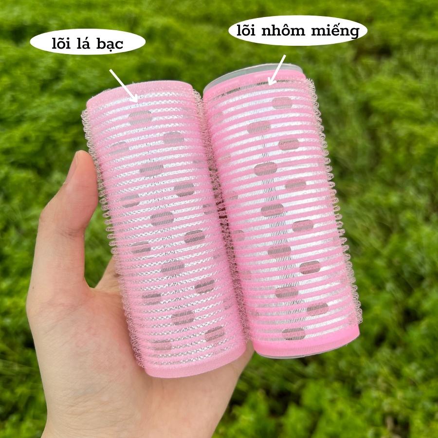 Lô Cuốn Tóc Hàn Quốc Lõi Nhôm 10cm Siêu To Dài Tự Dính Uốn Mái Dài, Mái Mưa Cỡ Lớn