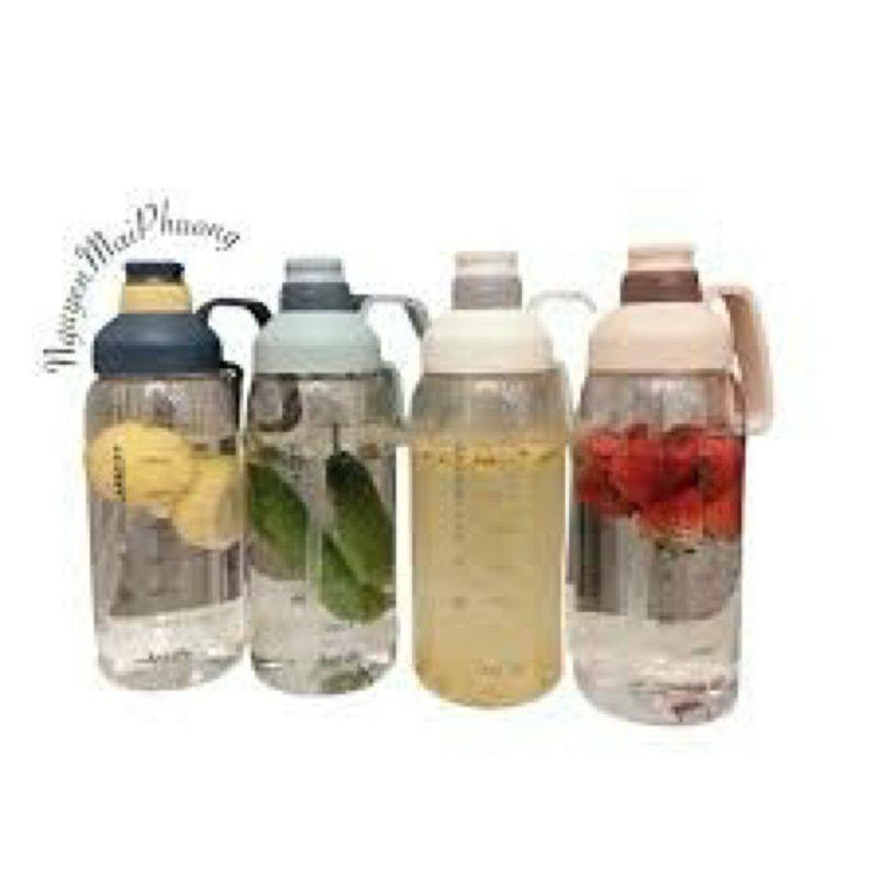Bình nước, bình đựng nước tập gym 1800ml cao cấp -