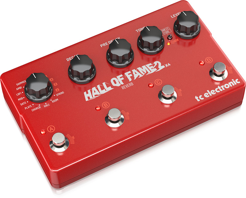 TC Electronic Hall Of Fame 2 X4 Reverb Guitar Effects Pedal -Hàng Chính Hãng