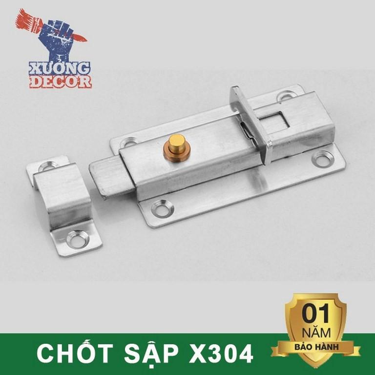 CHỐT CỬA SẬP -INOX 304