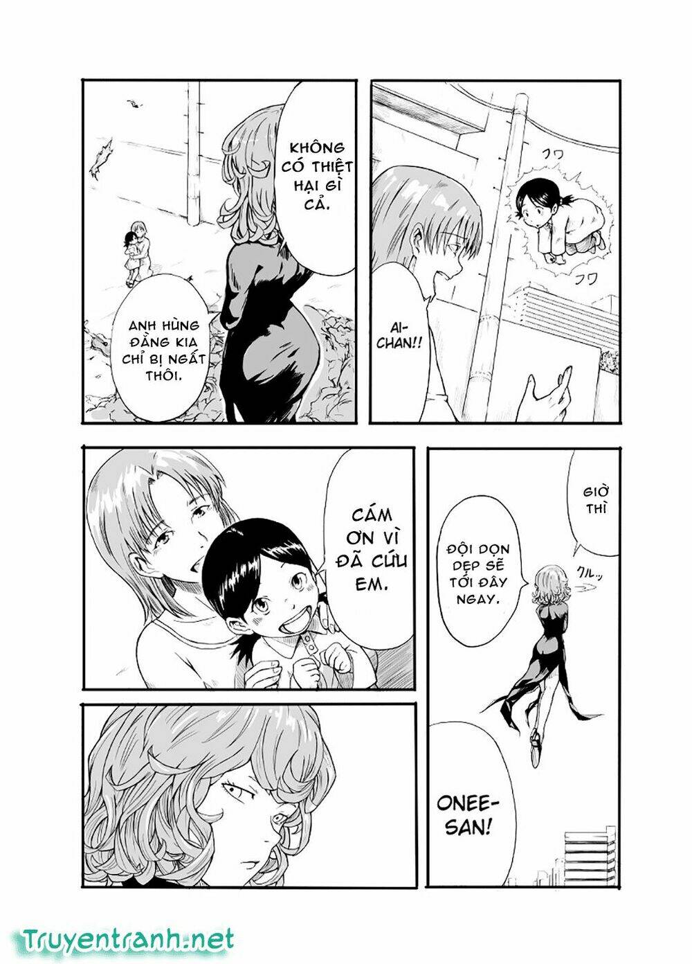 trận chiến giữa saitama và bão kinh hoàng chapter 1 6